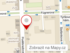 Mapa Louny