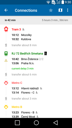 IDOS Timetables for Android - list of connections