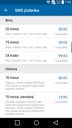 Jízdní řády IDOS pro Android - SMS jízdenka