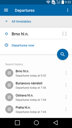 IDOS Timetables for Android - form Departures